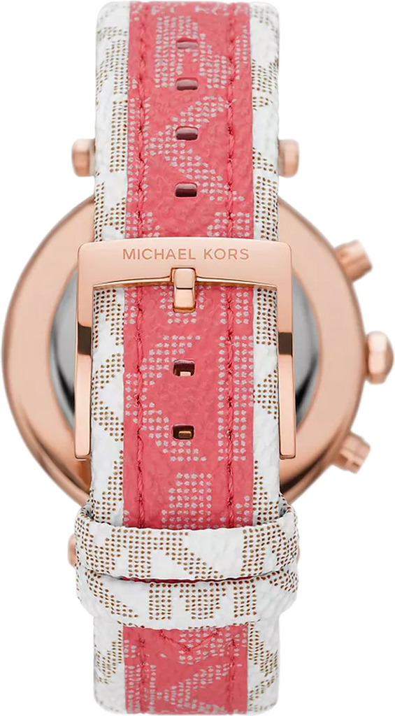 Michael Kors Parker Chronograph White Dial Two Tone Leather Strap Watch For Women - MK6951 Buy Now By Michael Kors
