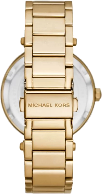 Michael Kors Parker Analog Crystals Gold Dial Gold Steel Strap Watch For Women - MK7283 Buy Now By Michael Kors