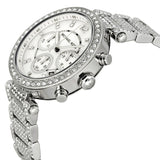 Michael Kors Parker Mother of Pearl Dial Diamonds Silver Steel Strap Watch for Women - MK5572 Buy Now By Michael Kors