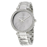 Michael Kors Parker Mother of Pearl Silver Steel Strap Watch for Women - MK6424 Buy Now By Michael Kors