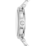 Michael Kors Parker Mother of Pearl Silver Steel Strap Watch for Women - MK6424 Buy Now By Michael Kors