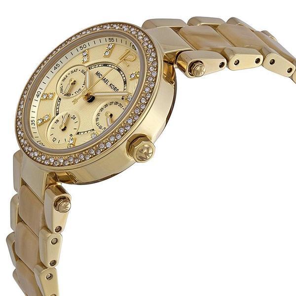 Michael Kors Parker Gold DIal Gold Steel Strap Watch for Women - MK5842 Buy Now By Michael Kors