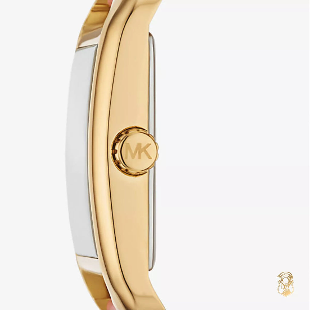 Michael Kors Petite Monroe White Dial Orange Leather Strap Watch for Women - MKO1060 Buy Now By Michael Kors