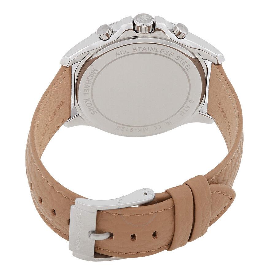 Michael Kors Pilot Chronograph Blue Dial Brown Leather Strap Watch for Men - MK9128 Buy Now By Michael Kors