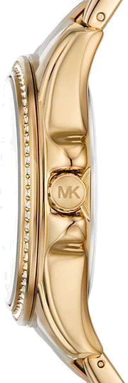 Michael Kors Mini Pilot Quartz Gold Dial Gold Steel Strap Watch For Women - MK7366 Buy Now By Michael Kors