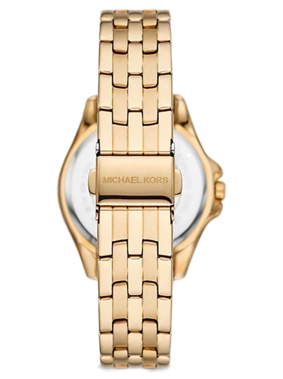 Michael Kors Mini Pilot Quartz Gold Dial Gold Steel Strap Watch For Women - MK7366 Buy Now By Michael Kors