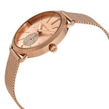 Michael Kors Portia Rose Gold Dial Rose Gold Mesh Bracelet Watch for Women - MK3845 Buy Now By Michael Kors