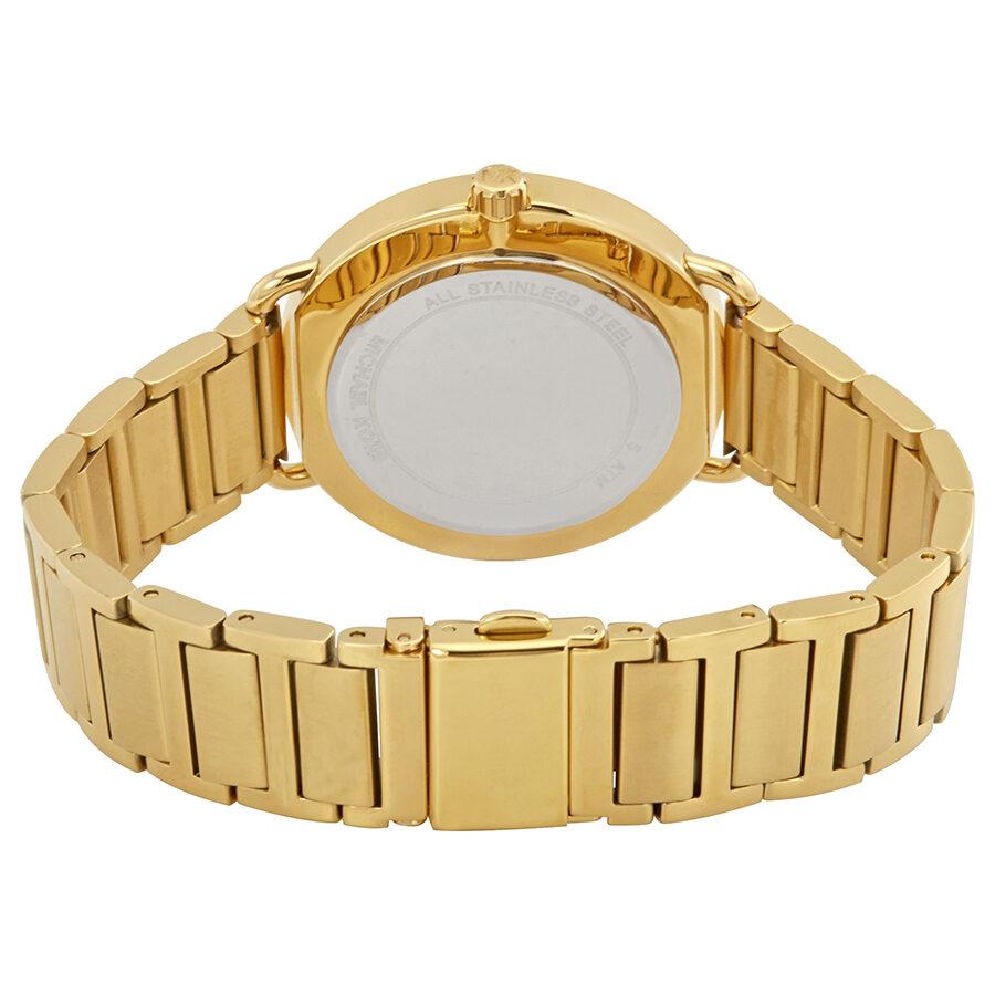 Michael Kors Portia Black Dial Gold Steel Strap Watch for Women - MK3788 Buy Now By Michael Kors