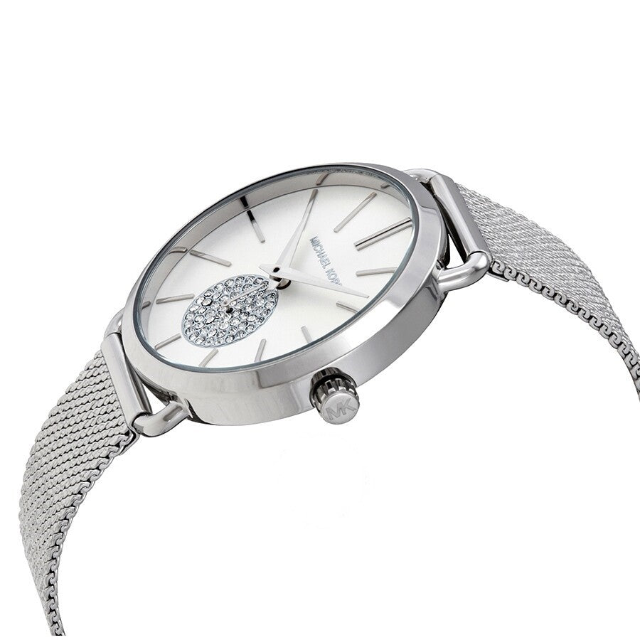 Michael Kors Portia Silver Dial Silver Mesh Bracelet Watch for Women - MK3843 Buy Now By Michael Kors
