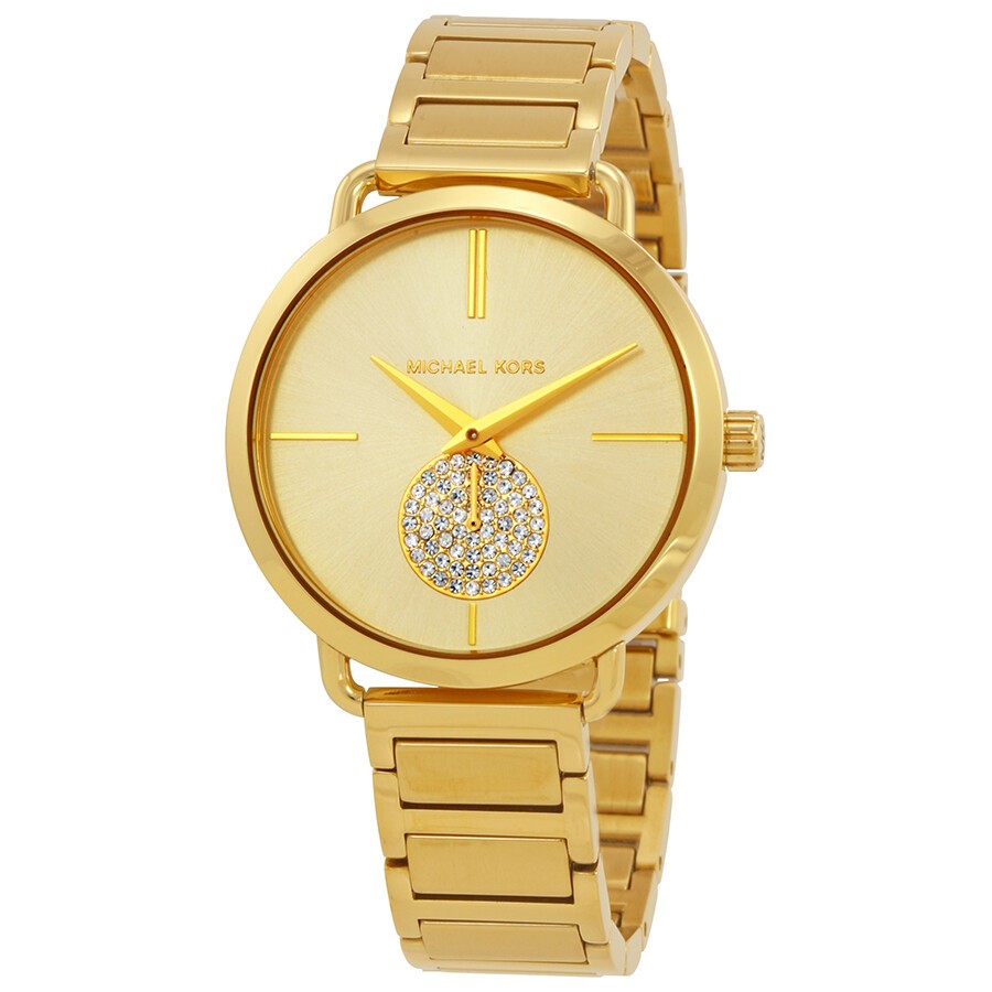 Michael Kors Portia Gold Dial Gold Steel Strap Watch for Women - MK3639 Buy Now By Michael Kors