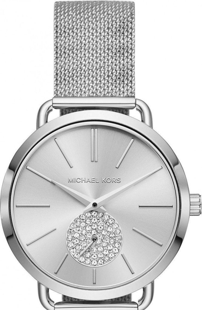 Michael Kors Portia Silver Dial Silver Mesh Bracelet Watch for Women - MK3843 Buy Now By Michael Kors