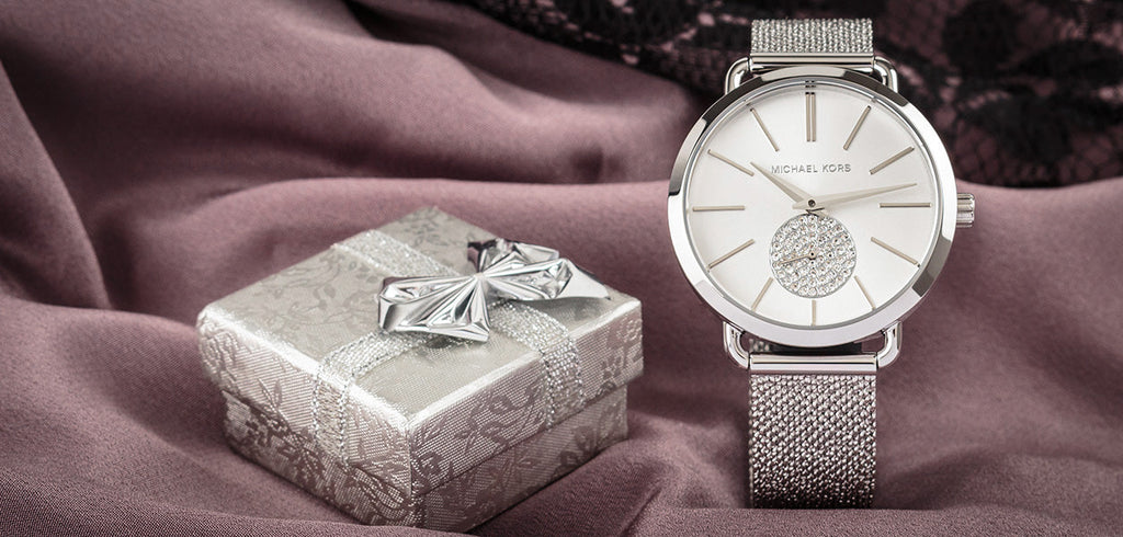 Michael Kors Portia Silver Dial Silver Mesh Bracelet Watch for Women - MK3843 Buy Now By Michael Kors