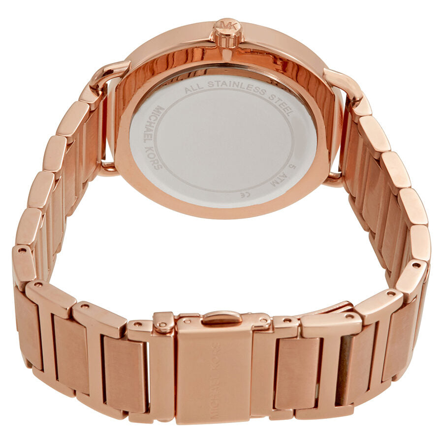Michael Kors Portia Rose Gold Dial Rose Gold Steel Strap Watch for Women - MK3640 Buy Now By Michael Kors