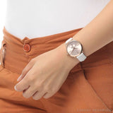 Michael Kors Portia Rose Gold Dial White Leather Strap Watch For Women - MK2660 Buy Now By Michael Kors