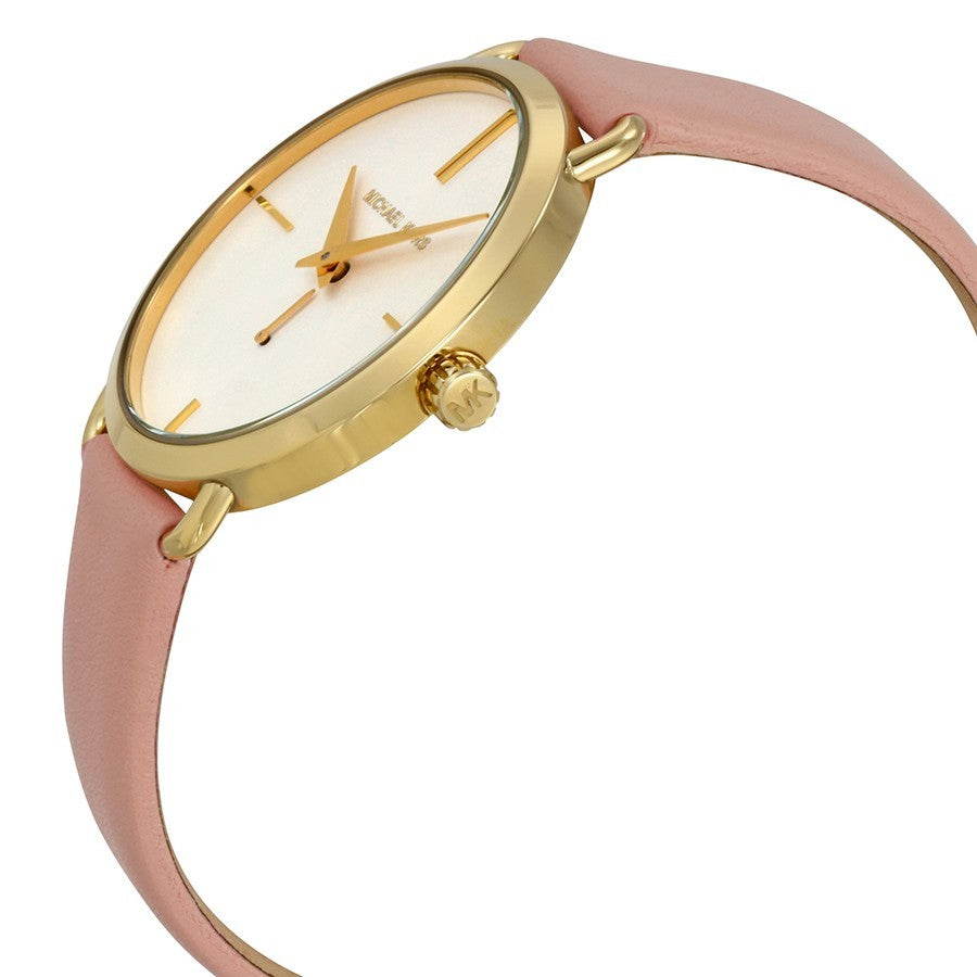 Michael Kors Portia Quartz White Dial Pink Leather Strap Watch For Women - MK2659 Buy Now By Michael Kors
