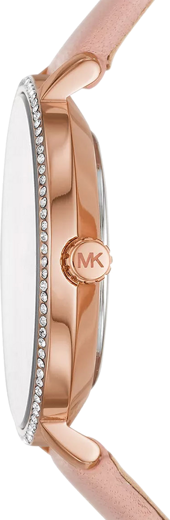 Michael Kors Pyper Analog White Dial Pink Leather Strap Watch For Women - MK2803 Buy Now By Michael Kors