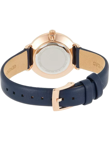 Michael Kors Pyper Analog White Dial Black Leather Strap Watch For Women - MK2804 Buy Now By Michael Kors