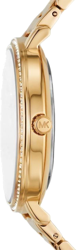 Michael Kors Pyper Three-Hand Black Dial Gold Steel Strap Watch For Women - MK4593 Buy Now By Michael Kors