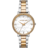 Michael Kors Pyper Three Hand White Dial Two Tone Steel Strap Watch For Women - MK4595 Buy Now By Michael Kors