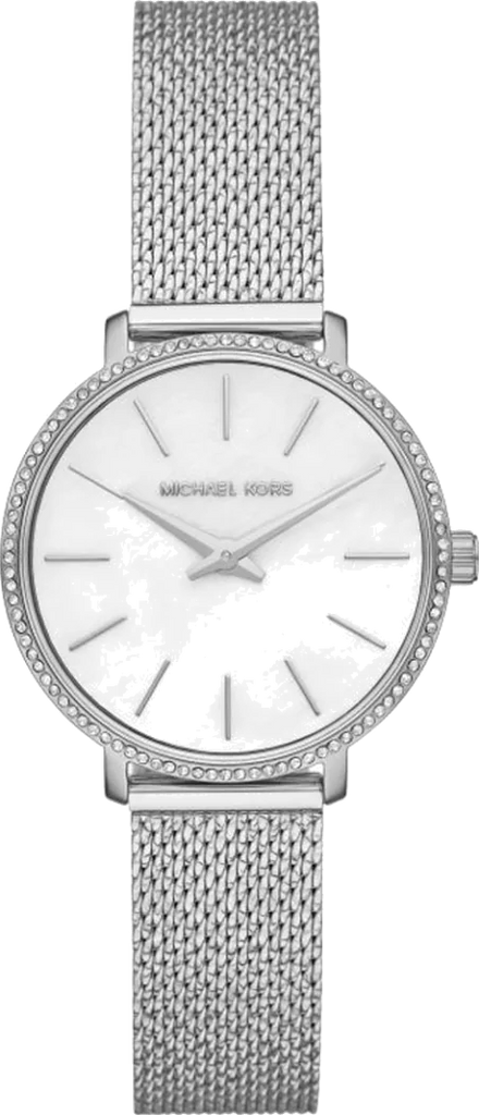 Michael Kors Pyper Quartz Mother of Pearl White Dial Silver Mesh Strap Watch For Women - MK4618 Buy Now By Michael Kors