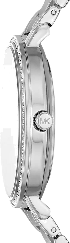 Michael Kors Pyper Three Hand Pink Dial Silver Steel Strap Watch For Women - MK4631 Buy Now By Michael Kors