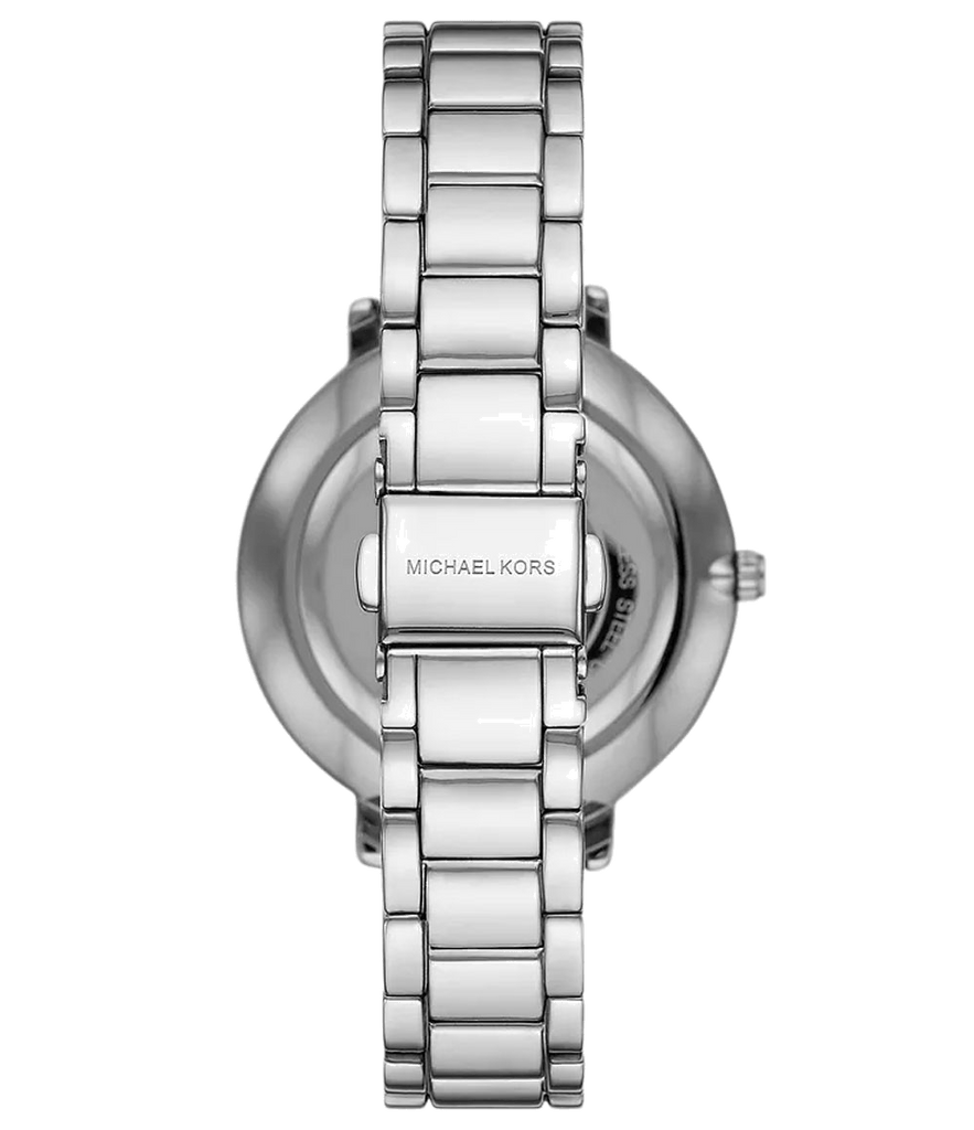 Michael Kors Pyper Three Hand Pink Dial Silver Steel Strap Watch For Women - MK4631 Buy Now By Michael Kors