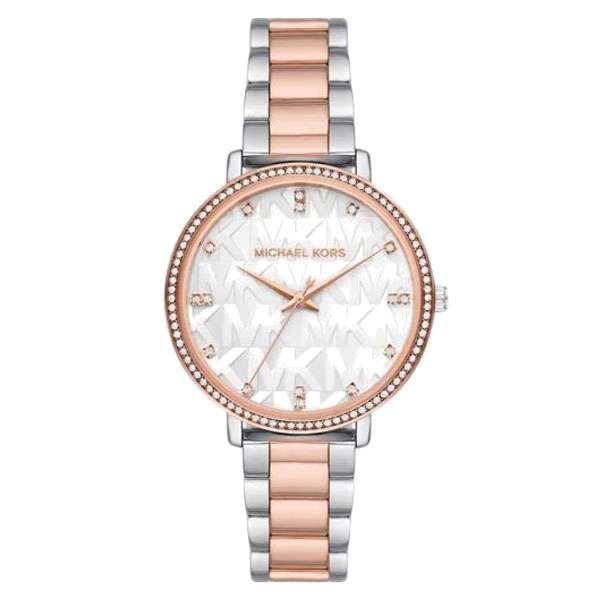 Michael Kors Pyper Quartz White Dial Two Tone Steel Strap Watch For Women - MK4667 Buy Now By Michael Kors
