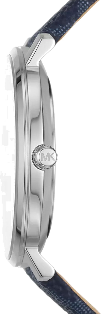 Michael Kors Pyper Quartz Silver Dial Blue Leather Strap Watch For Women - MK7244 Buy Now By Michael Kors