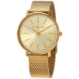 Michael Kors Pyper Quartz Gold Dial Gold Mesh Strap Watch For Women - MK4339 Buy Now By Michael Kors