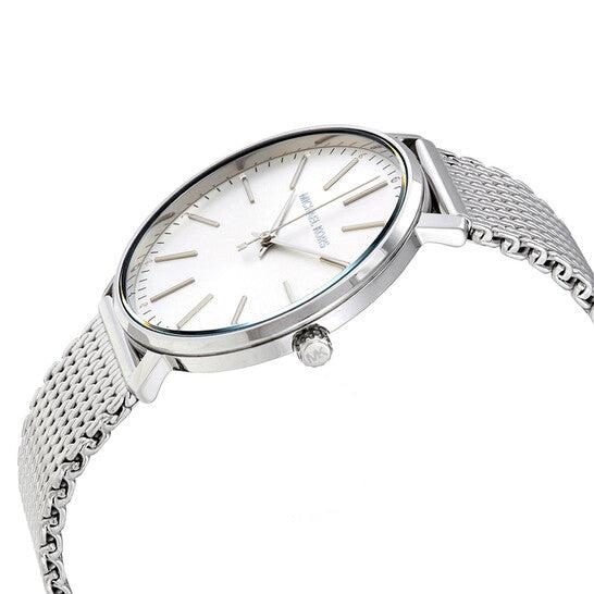 Michael Kors Pyper Quartz White Dial Silver Mesh Strap Watch for Women - MK4338 Buy Now By Michael Kors