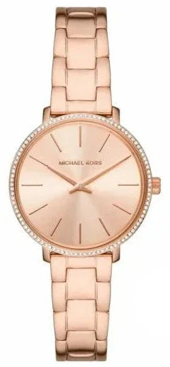 Michael Kors Pyper Quartz Rose Gold Dial Rose Gold Steel Strap Watch For Women - MK1040 Buy Now By Michael Kors