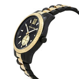 Michael Kors Lexington Quartz Black Dial Two Tone Steel Strap Watch For Men - MK8948 Buy Now By Michael Kors