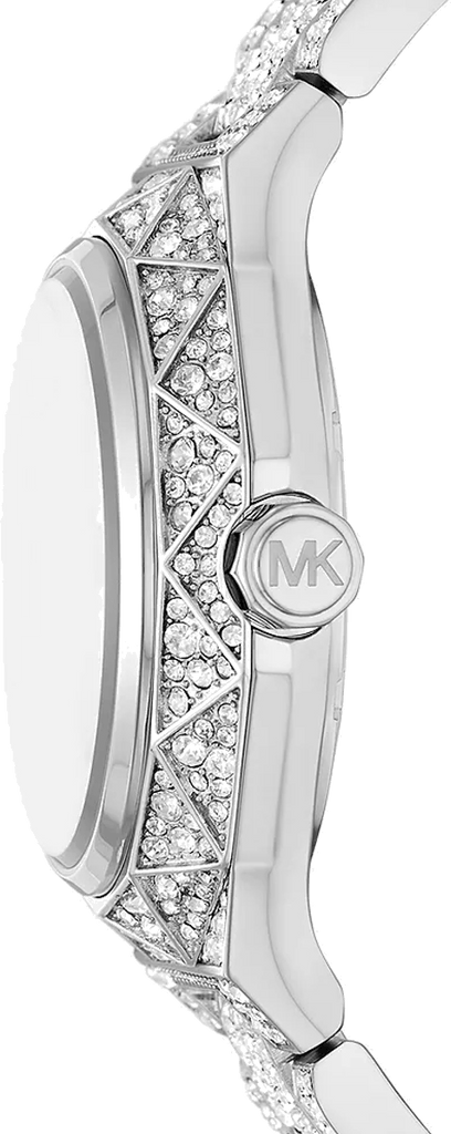 Michael Kors Raquel Three Hand Crystals Silver Dial Silver Steel Strap Watch For Women - MK4691 Buy Now By Michael Kors