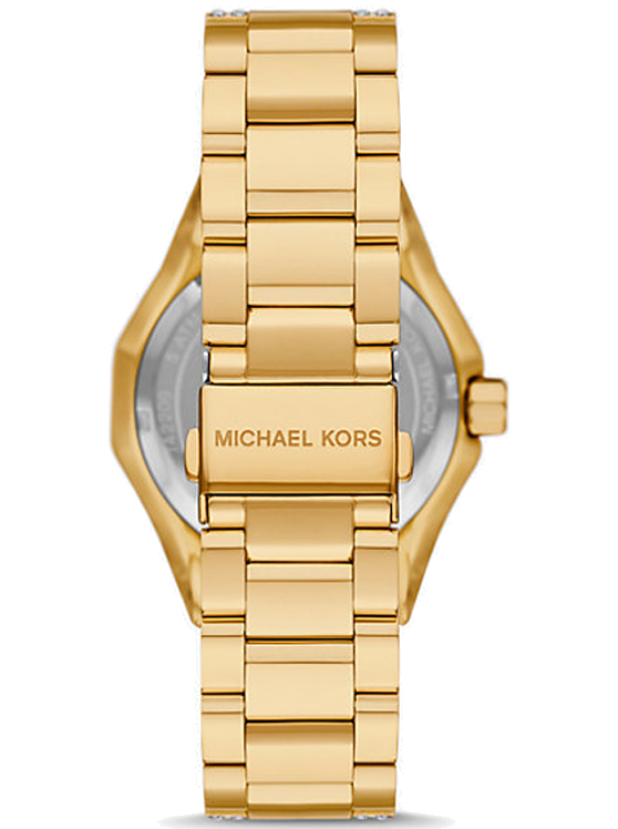 Michael Kors Raquel Three Hand Crystals Gold Dial Gold Steel Strap Watch For Women - MK7398 Buy Now By Michael Kors