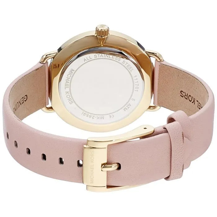 Michael Kors Portia Quartz White Dial Pink Leather Strap Watch For Women - MK2659 Buy Now By Michael Kors