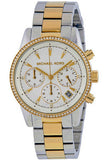 Michael Kors Brinkley Chronograph Silver Dial Two Tone Steel Strap Watch for Women - MK6188 Buy Now By Michael Kors