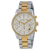 Michael Kors Ritz White Dial Two Tone Steel Strap Watch for Women - MK6474 Buy Now By Michael Kors