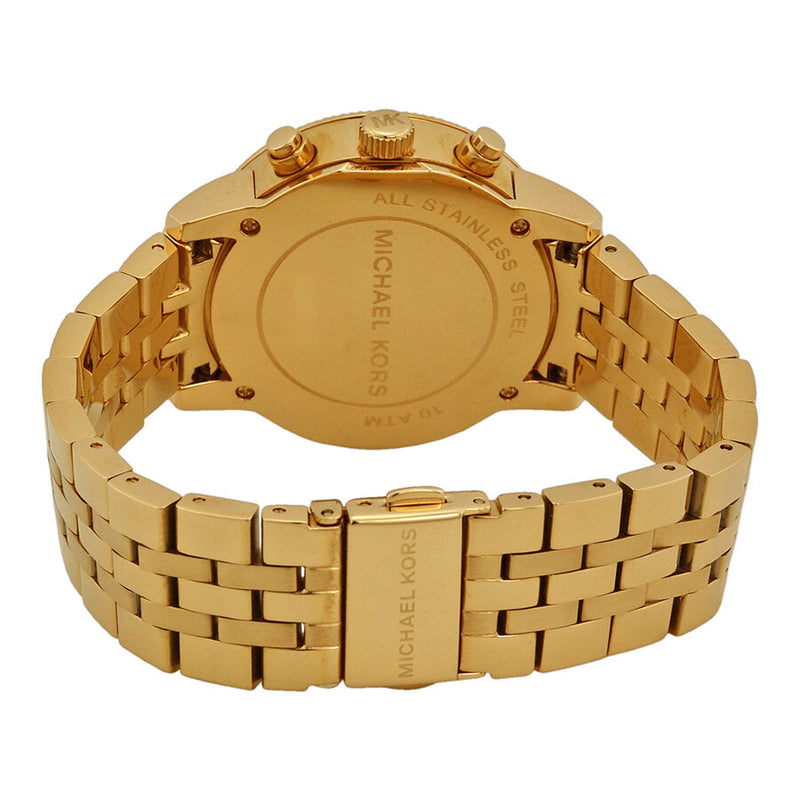 Michael Kors Ritz Chronograph Gold Dial Gold Steel Strap Watch for Women - MK5676 Buy Now By Michael Kors