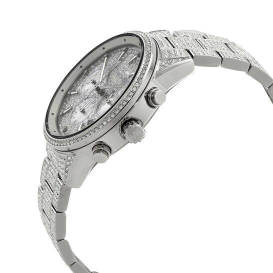 Michael Kors Ritz Chronograph Crystals Silver Dial Silver Steel Strap Watch for Women - MK6746 Buy Now By Michael Kors