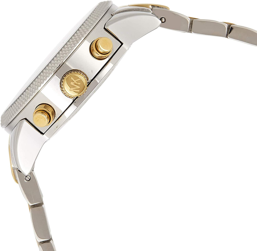 Michael Kors Ritz Chronograph White Dial Two Tone Steel Strap Watch for Women - MK5057 Buy Now By Michael Kors