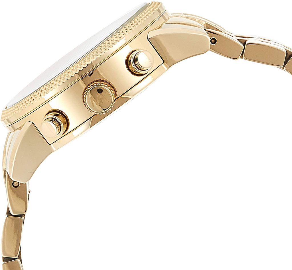 Michael Kors Ritz Chronograph Gold Dial Gold Steel Strap Watch for Women - MK5676 Buy Now By Michael Kors