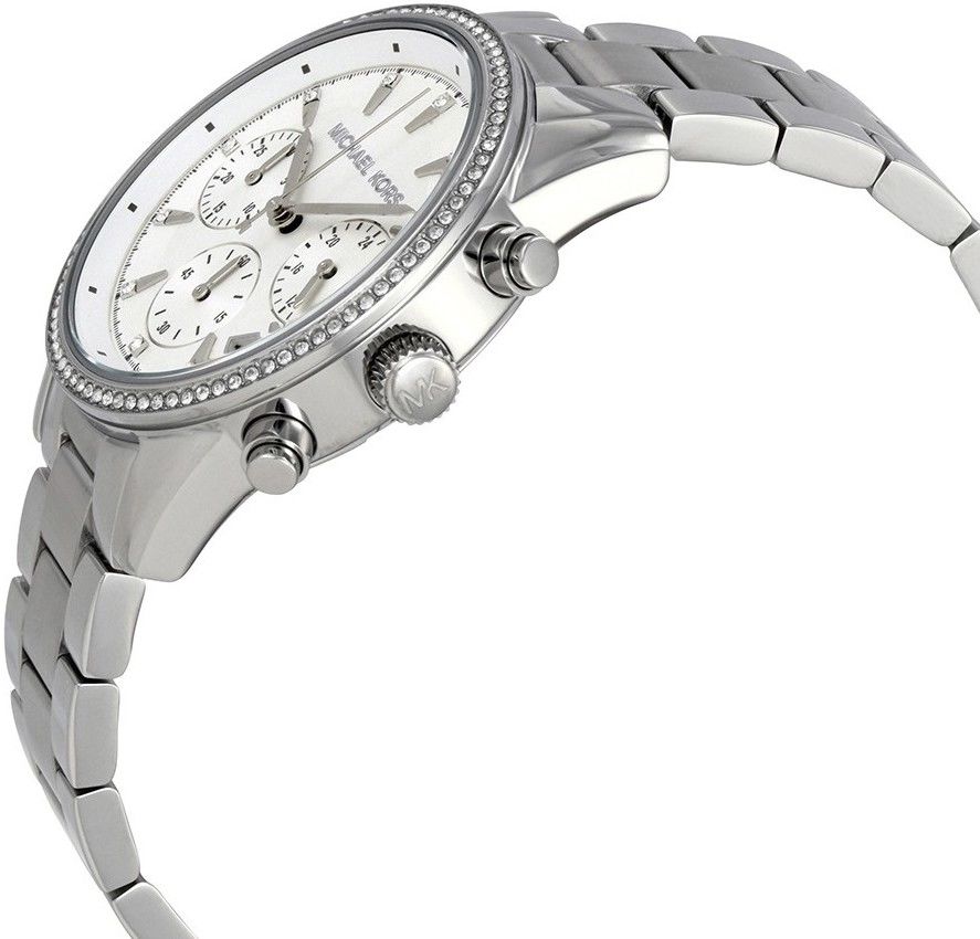 Michael Kors Ritz Silver Dial Silver Steel Strap Watch for Women - MK6428 Buy Now By Michael Kors