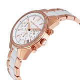 Michael Kors Ritz White Dial Two Tone Steel Strap Watch for Women - MK6324 Buy Now By Michael Kors