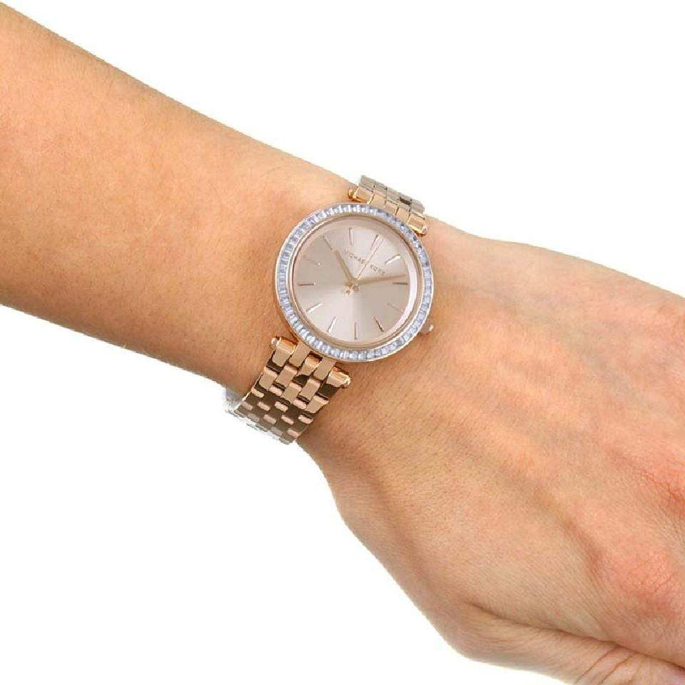Michael Kors Darci Rose Gold Dial Rose Gold Stainless Steel Strap Watch for Women - MK3366 Buy Now By Michael Kors