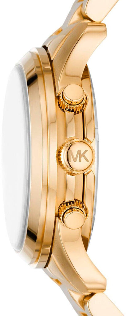 Michael Kors Runway Chronograph Gold Dial Gold Steel Strap Watch For Women - MK7323 Buy Now By Michael Kors