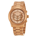 Michael Kors Runway Chronograph Rose Gold Dial Rose Gold Steel Strap Watch for Men - MK8096 Buy Now By Michael Kors