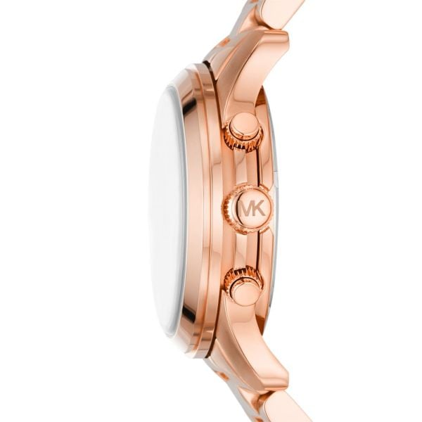 Michael Kors Runway Chronograph Rose Gold Dial Rose Gold Steel Strap Watch For Women - MK7324 Buy Now By Michael Kors