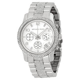 Michael Kors Brinkley Silver Dial with Diamonds Silver Steel Strap Watch for Women - MK5083 Buy Now By Michael Kors