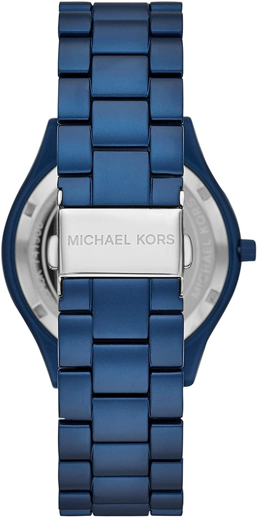 Michael Kors Slim Runway Quartz Blue Dial Blue Steel Strap Watch For Women - MK4503 Buy Now By Michael Kors
