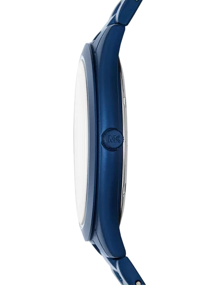 Michael Kors Slim Runway Quartz Blue Dial Blue Steel Strap Watch For Women - MK4503 Buy Now By Michael Kors